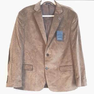 Crown & Ivy "Wheat" Classic Professor Corduroy Blazer in Size 42S (NWT)